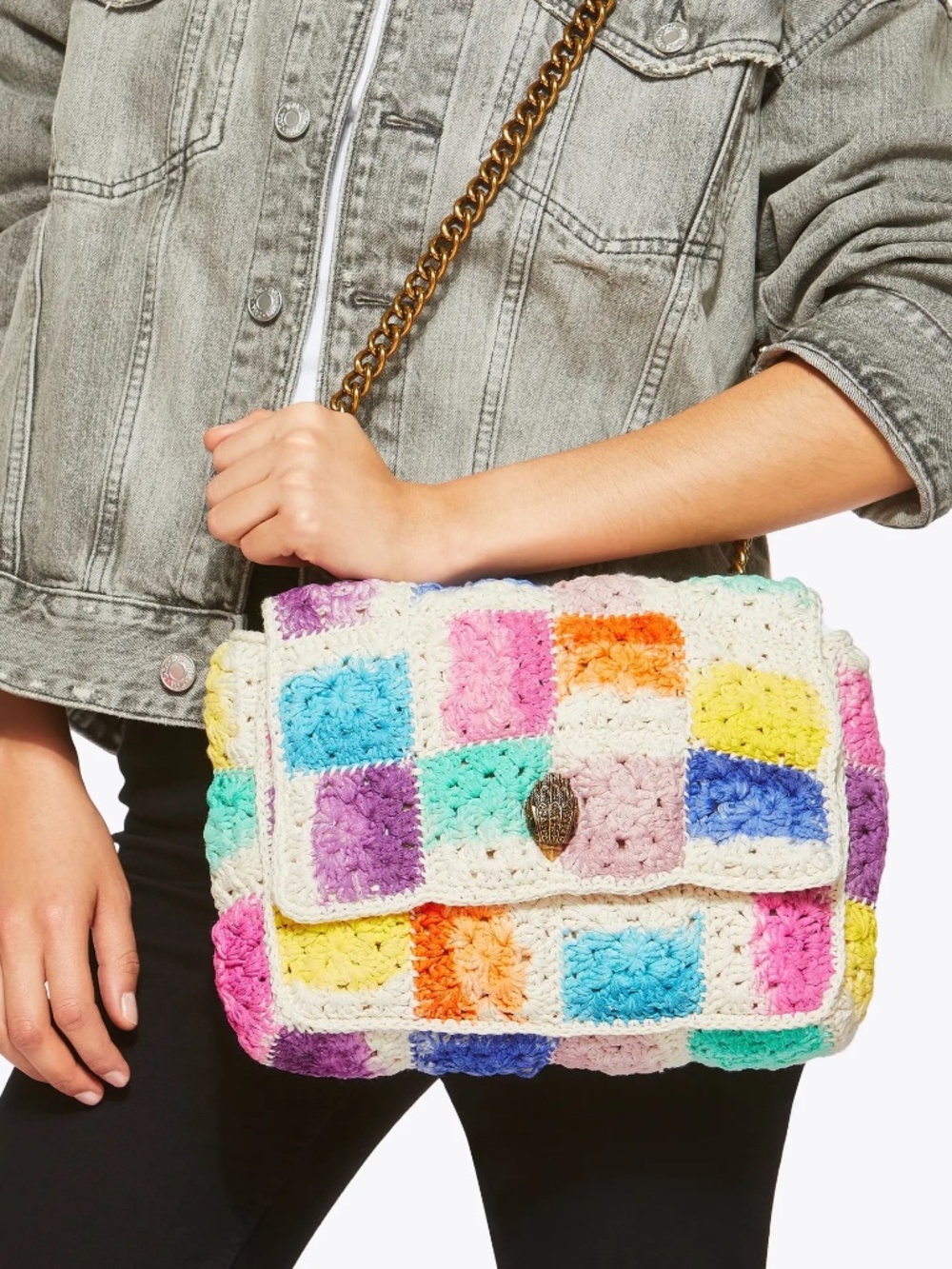 Kurt Geiger London Crochet Kensington Bag - Picture 7 of 7